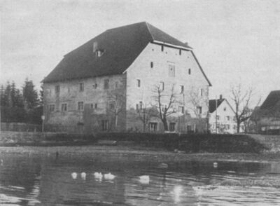 Gredhaus, Steinach, Erbaut 1473. Photo: W. Burkhardt, Arbon