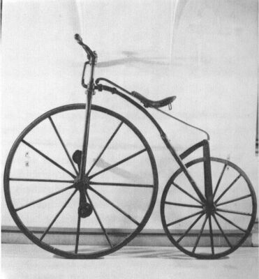 Fahrrad aus der Zeit um 1875. Sammlung Historisches Museum St. Gallen