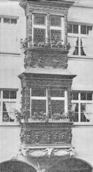 Erker des Bruggerschen Hauses an der Hauptstrasse 48