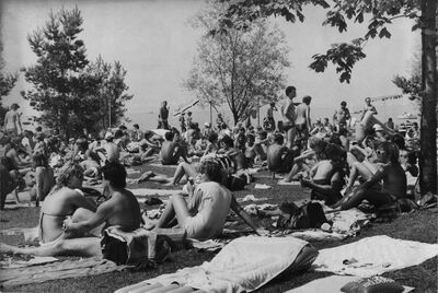Goldacher Badi in den Sechziegerjahren (Photo: Technische Betriebe)