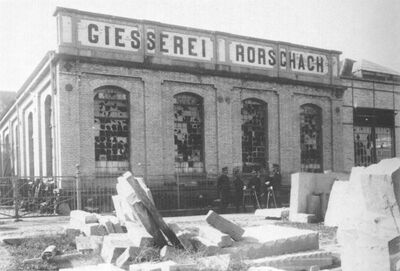 Giesserstreik 1905. Photo: H. Labhart