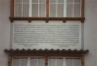 Sgraffiti der Seeüberquerung nach Kressbronn