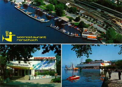 Seerestaurant in Rorschach in den Sechzigerjahren. Bild: zVG von Regula Künzle