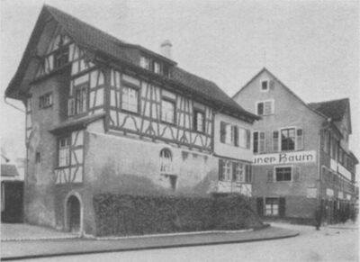 Das Trischli an der Hauptstrasse 97 in Rorschach von Osten gesehen