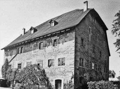 Gredhaus, Steinach, Erbaut 1473. Photo: pd (aus St. Galler Tagblatt Ostschweiz S.41 vom 24.11.2012)