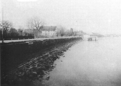 Eisenbahnlinie nach Arbon, um 1880. Photo: Traugott Schobinger