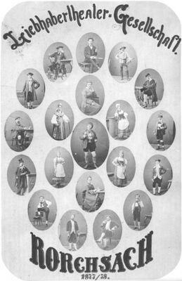 Liebhaber-Theater-Gesellschaft, Rorschach 1877-78