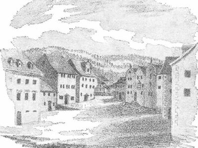 Der Hengart – Zeichnung von Josef Martignoni [1803–1873]